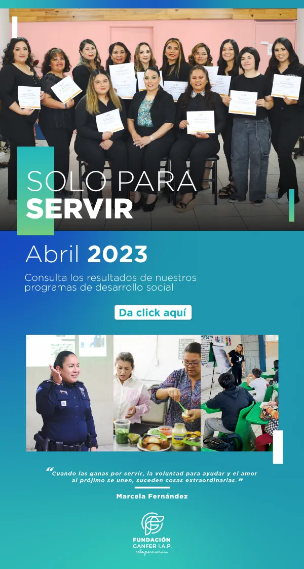 Sólo para servir · Abril 2023